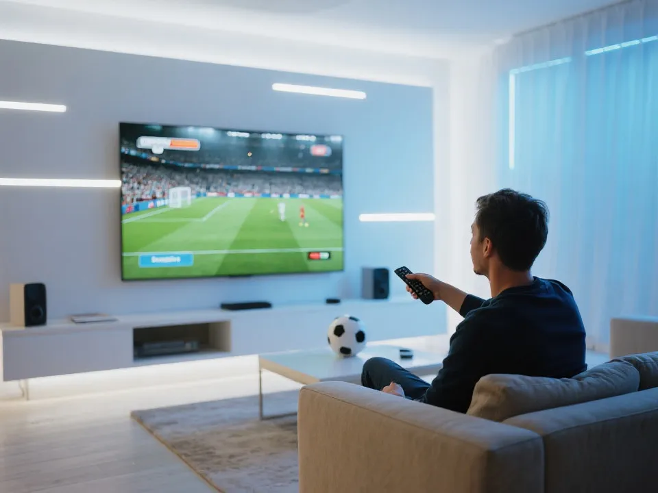 世界杯观赛场景示意图